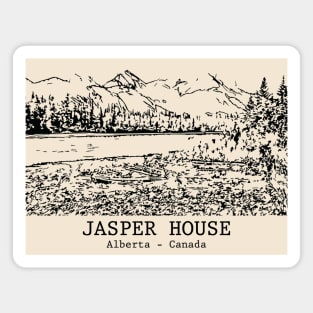 Jasper House - Alberta Magnet